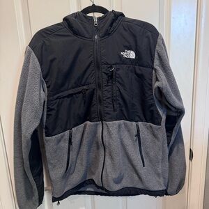 The North Face Black and Gray Fleece Jacket